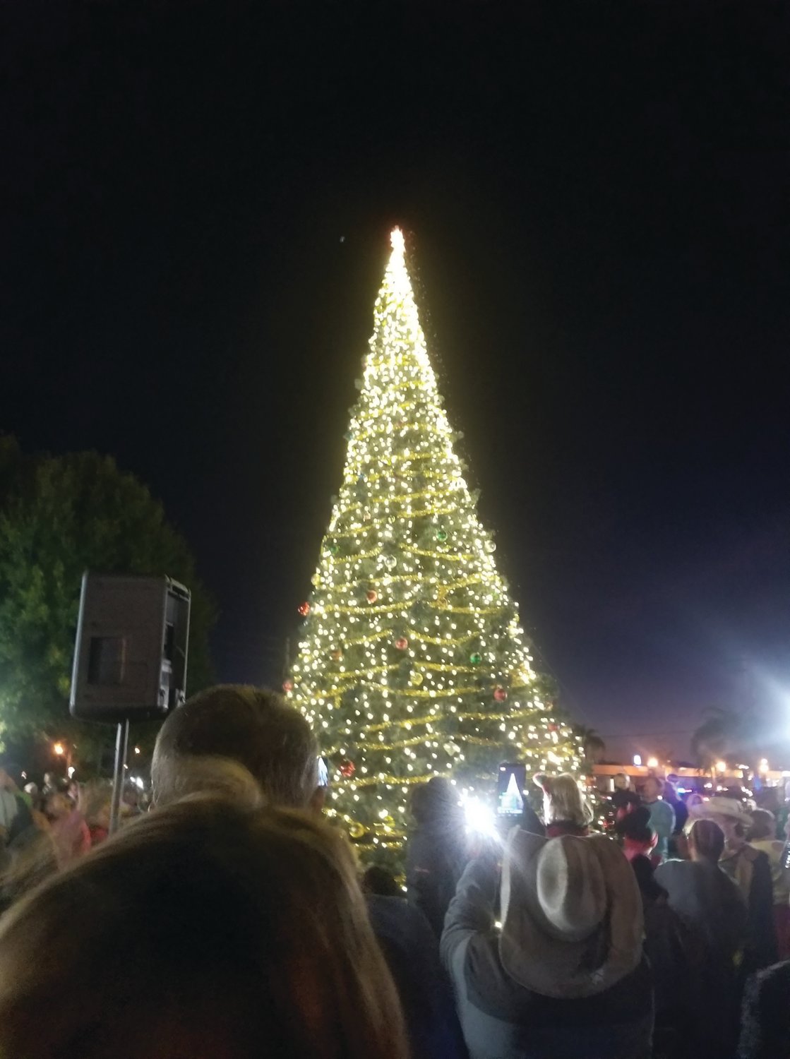The city’s annual tree lighting event is something the citizens of Okeechobee look forward to all year.